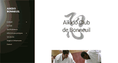 Desktop Screenshot of aikidobonneuil.com